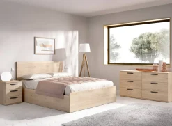 Salotto|Camera Da Letto > Dmora Cassettiera 6 cassetti rovere e antracite 120x82h cm - Esculapio Nero Antracite, Marrone Rovere