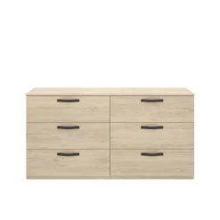 Cassettiera 6 cassetti rovere 140x72h cm - Arpel