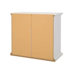 Cassettiere > Dmora Cassettiera con maniglie bianca 96x86h cm - Arika Bianco