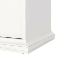 Cassettiere > Dmora Cassettiera con maniglie bianca 96x86h cm - Arika Bianco