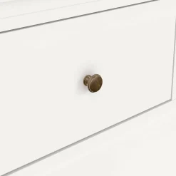 Cassettiere > Dmora Cassettiera con maniglie bianca 96x86h cm - Arika Bianco