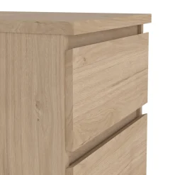 Cassettiere > Dmora Cassettiera con maniglie rovere 50x111h cm - Achaldi Marrone Rovere