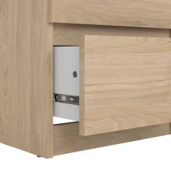 Cassettiere > Dmora Cassettiera con maniglie rovere 50x111h cm - Achaldi Marrone Rovere