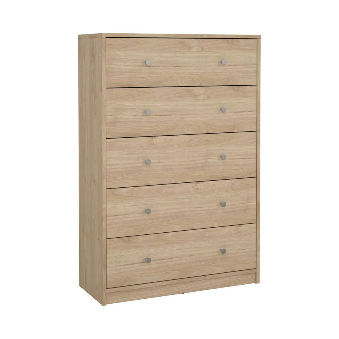Cassettiere > Dmora Cassettiera con maniglie rovere 80x68h cm - Arwen Marrone Rovere