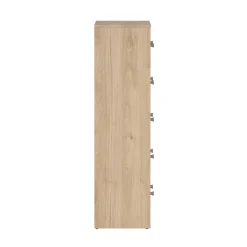 Cassettiere > Dmora Cassettiera con maniglie rovere 80x68h cm - Arwen Marrone Rovere