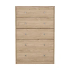 Cassettiere > Dmora Cassettiera con maniglie rovere 80x68h cm - Arwen Marrone Rovere