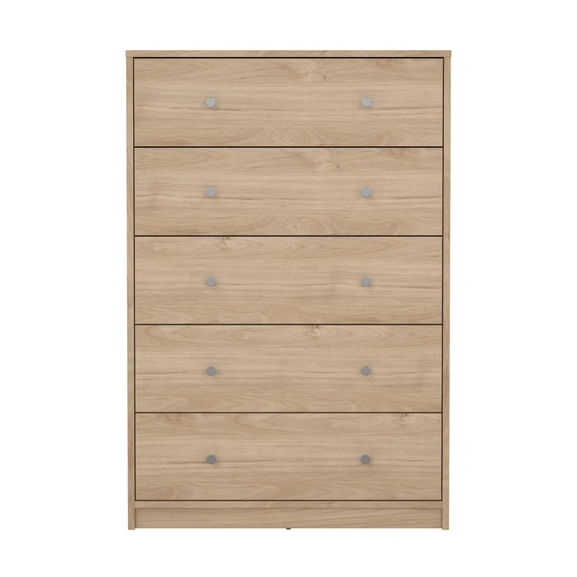 Cassettiere > Dmora Cassettiera con maniglie rovere 80x68h cm - Arwen Marrone Rovere