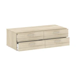 Cassettiera economica rovere 110x35h cm - Gignod