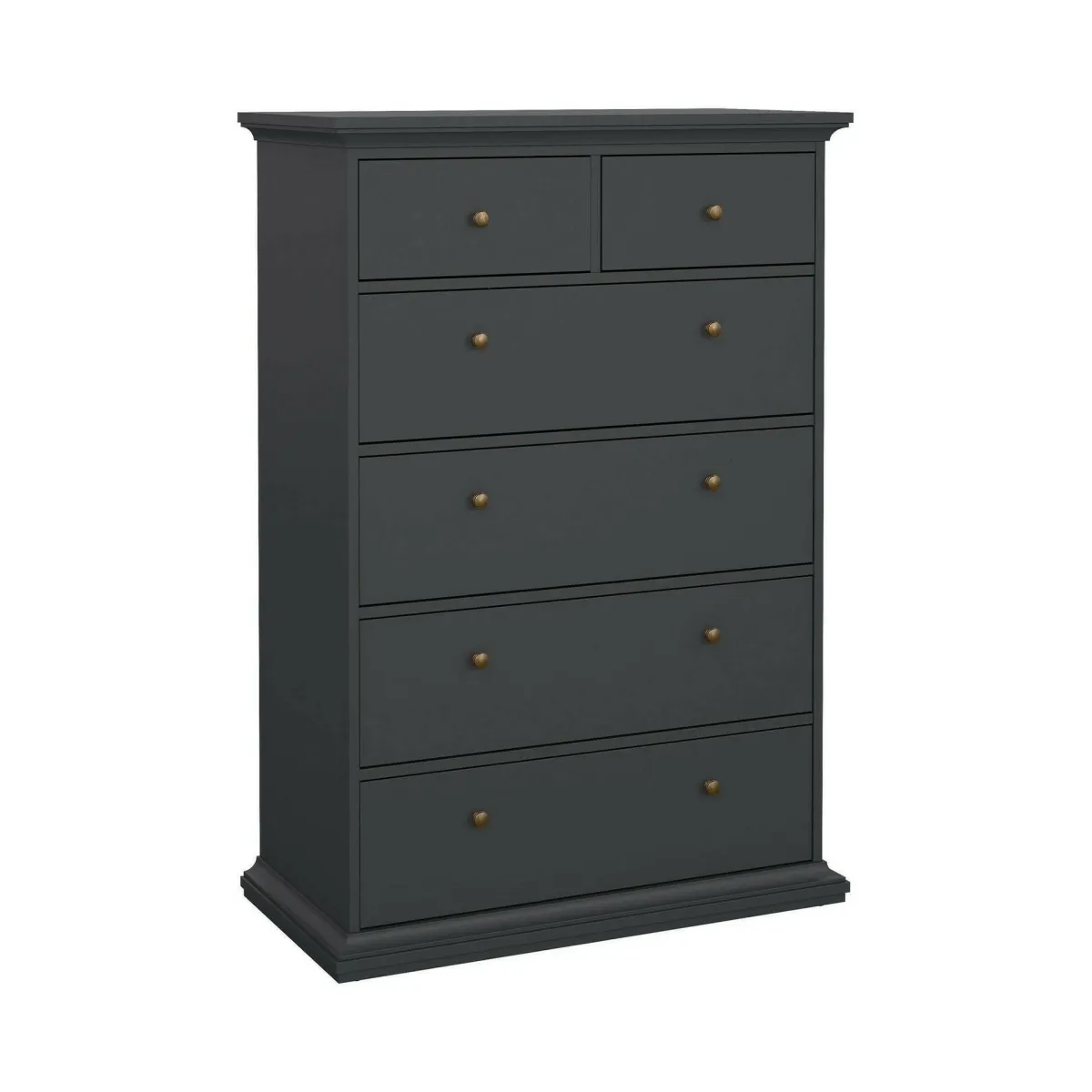 Cassettiere > Dmora Cassettiera grande grigia 96x139h cm - Gaetana Grigio