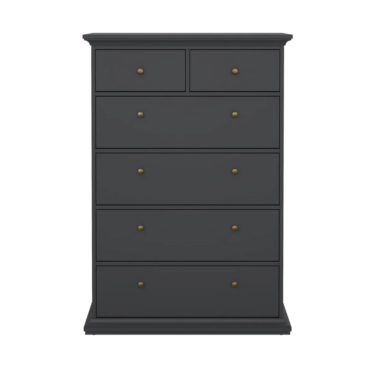 Cassettiere > Dmora Cassettiera grande grigia 96x139h cm - Gaetana Grigio