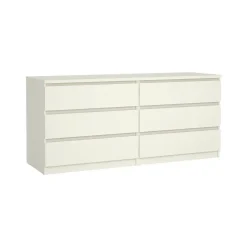 Cassettiere > Dmora Cassettiera in legno bianca 49x68h cm - Ariosto Bianco