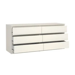 Cassettiere > Dmora Cassettiera in legno bianca 49x68h cm - Ariosto Bianco