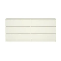 Cassettiere > Dmora Cassettiera in legno bianca 49x68h cm - Ariosto Bianco