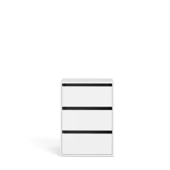 Cassettiera in legno bianca 51x70h cm - Adonino