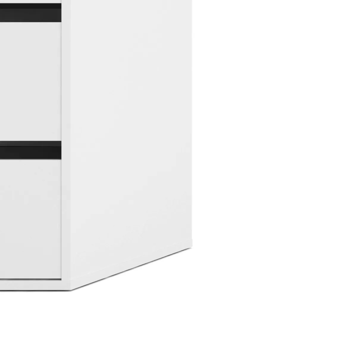 Cassettiera in legno bianca 51x70h cm - Adonino