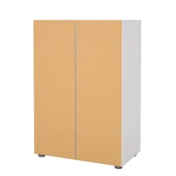 Cassettiera in legno bianca 70x102h cm - Haru