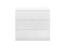 Cassettiere > Dmora Cassettiera in legno bianca 82x98h cm - Alulim Bianco