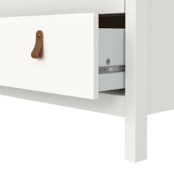 Cassettiere > Dmora Cassettiera in legno bianca 82x98h cm - Alulim Bianco