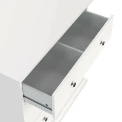 Cassettiere > Dmora Cassettiera in legno bianca 98x81h cm - Pelagie Bianco