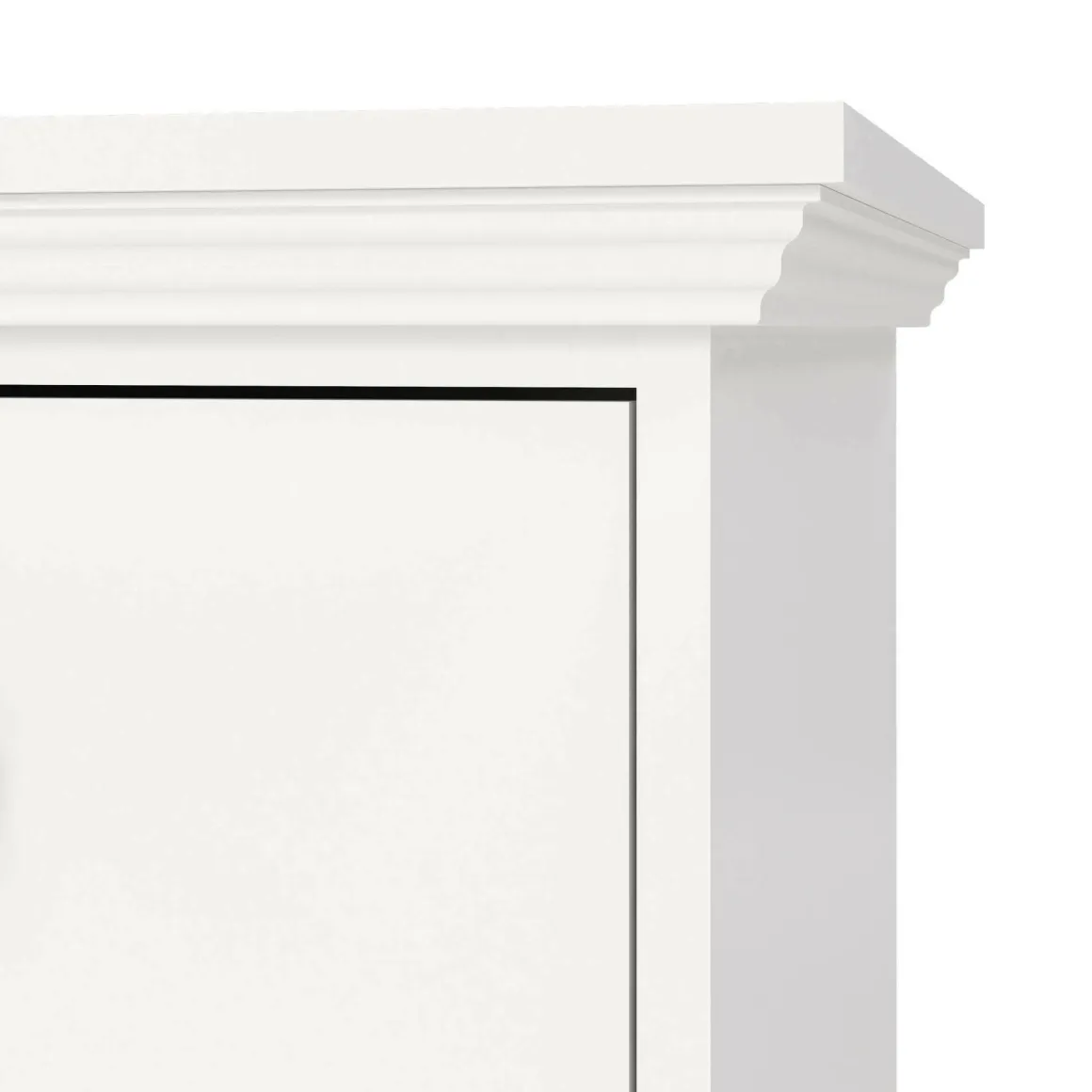 Cassettiere > Dmora Cassettiera in legno bianca 98x81h cm - Pelagie Bianco