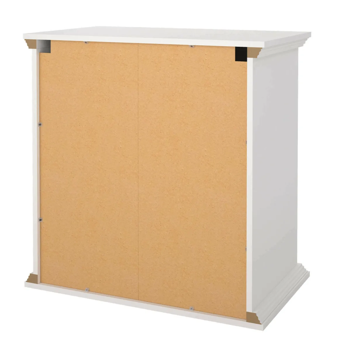 Cassettiere > Dmora Cassettiera in legno bianca 98x81h cm - Pelagie Bianco