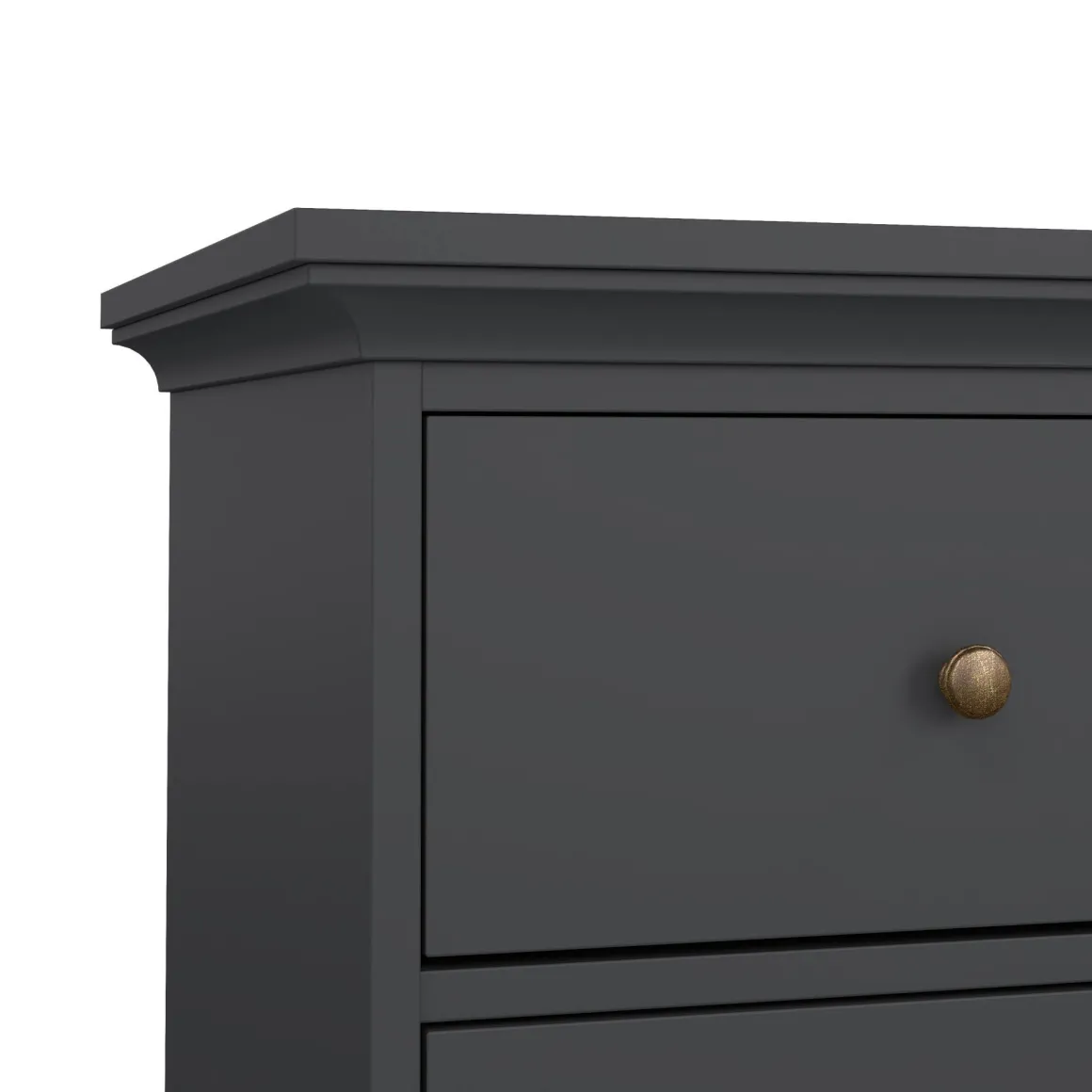 Cassettiera in legno grigia 183x86h cm - Asiagela