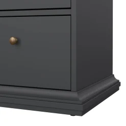 Cassettiere > Dmora Cassettiera in legno grigia 98x81h cm - Pelagie Grigio