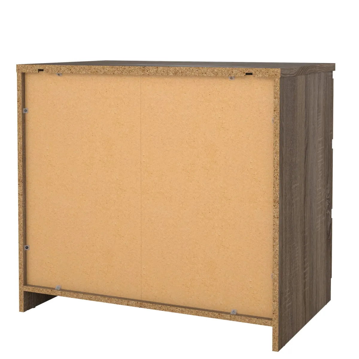 Cassettiere > Dmora Cassettiera in legno quercia 77x68h cm - Kajiki Marrone Quercia