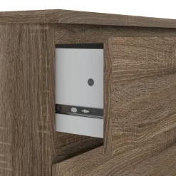 Cassettiere > Dmora Cassettiera in legno quercia 77x68h cm - Kajiki Marrone Quercia