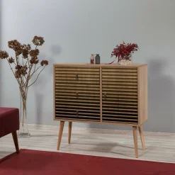 Cassettiera in legno quercia 90x90h cm - Ailanto