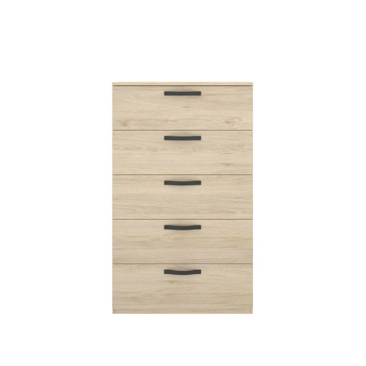 Salotto|Camera Da Letto > Dmora Cassettiera in legno rovere 70x117h cm - Abab Marrone Rovere