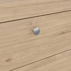 Cassettiere > Dmora Cassettiera in legno rovere 82x79h cm - Sagar Marrone Rovere