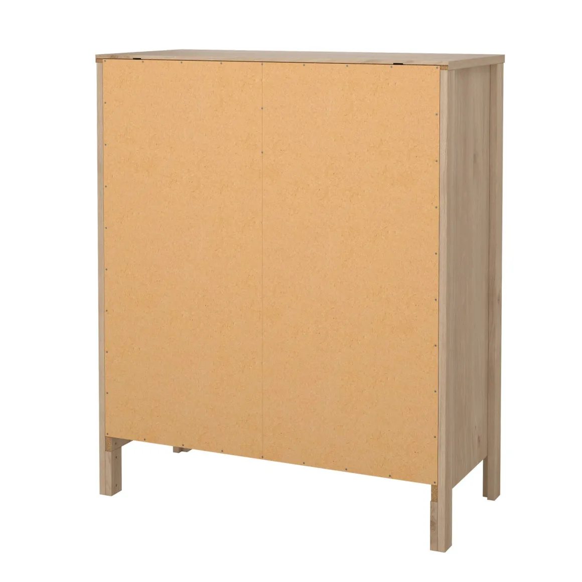 Cassettiera in legno rovere 82x98h cm - Nicholas