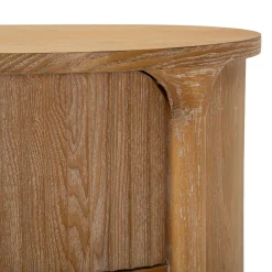 Cassettiere > Dmora Cassettiera Marrone Ciliegio oro 4 Cassetti Effetto Invecchiato 38x34x82h cm, Apertura Scorrevole - Falisa Oro, Marrone Ciliegio