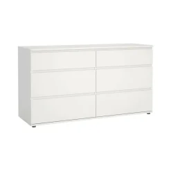 Cassettiere > Dmora Cassettiera moderna bianca 40x106h cm - Abelarda Bianco