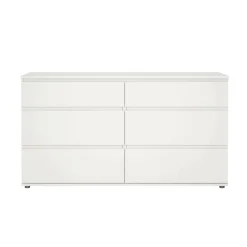 Cassettiere > Dmora Cassettiera moderna bianca 40x106h cm - Abelarda Bianco