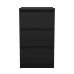 Cassettiere > Dmora Cassettiera moderna nera 50x70h cm - Accudino Nero