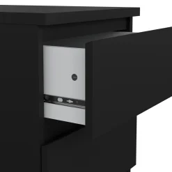 Cassettiere > Dmora Cassettiera moderna nera 50x70h cm - Accudino Nero
