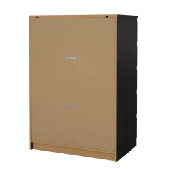 Cassettiere > Dmora Cassettiera moderna nera 77x111h cm - Ansel Nero