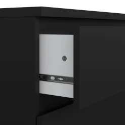 Cassettiera moderna nera 77x68h cm - Kajiki