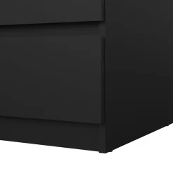 Cassettiera moderna nera 77x68h cm - Kajiki