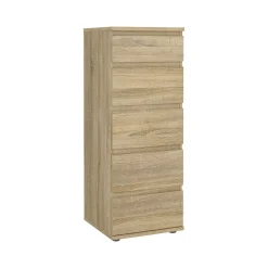 Cassettiere > Dmora Cassettiera moderna quercia 40x106h cm - Abelarda Marrone Quercia