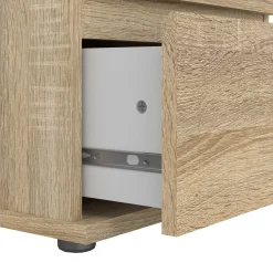 Cassettiere > Dmora Cassettiera moderna quercia 40x106h cm - Abelarda Marrone Quercia