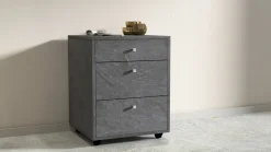 Salotto|Camera Da Letto > Dmora Cassettiera piccola ardesia 47x61h cm - Asgabat Grigio Ardesia