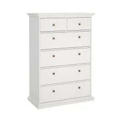 Cassettiera rustica bianca 96x139h cm - Gaetana