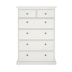 Cassettiera rustica bianca 96x139h cm - Gaetana