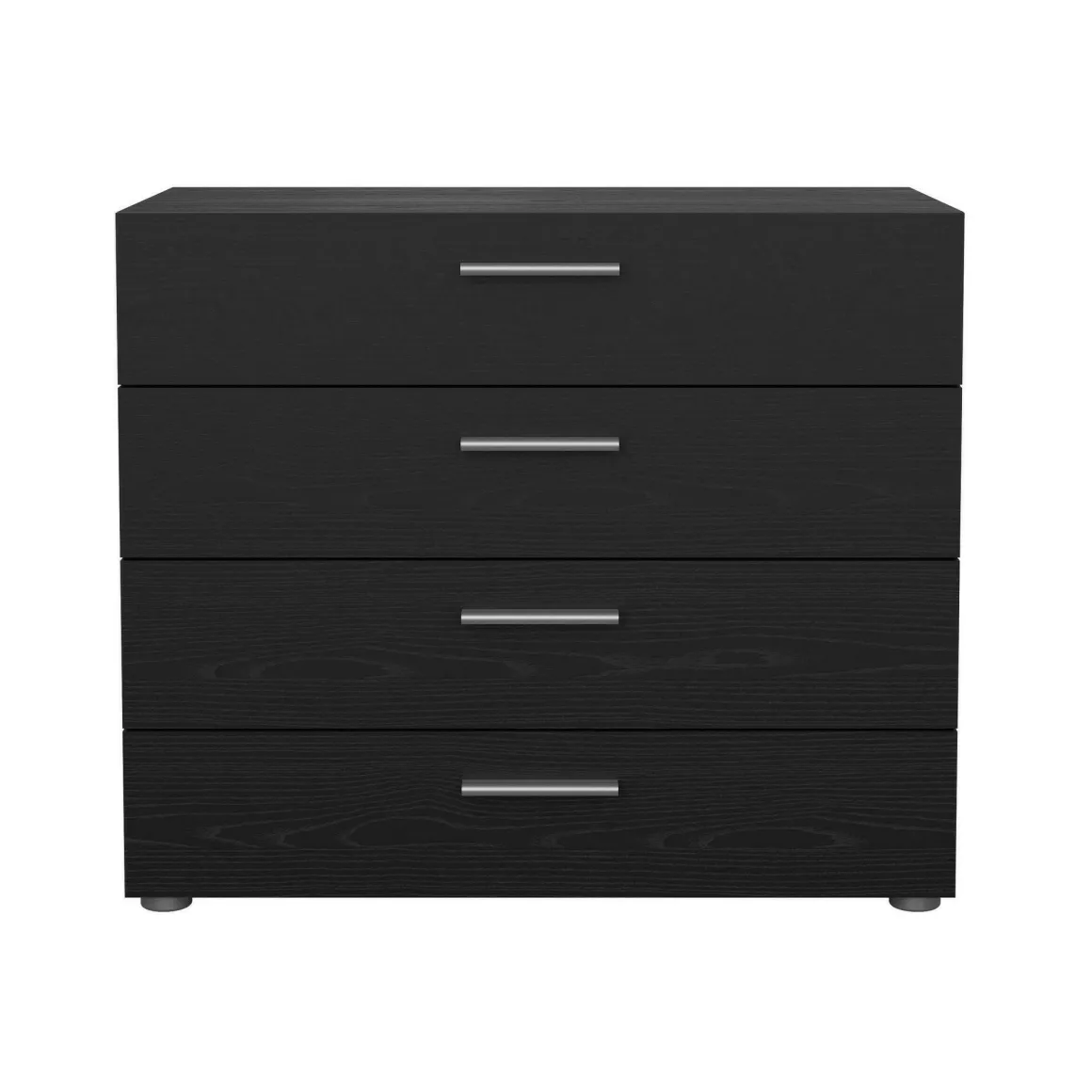 Cassettiera salvaspazio nera 80x68h cm - Arwen