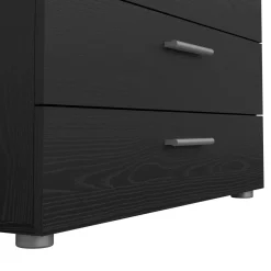 Cassettiera salvaspazio nera 80x68h cm - Arwen