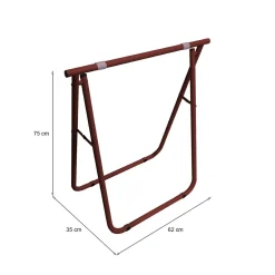 Cavalletto Osimo, 62x35 h75 cm, Rosso