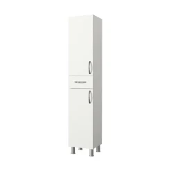 Mobili Colonna > Dmora Colonna 2 ante 35x179h cm - Giuda Bianco